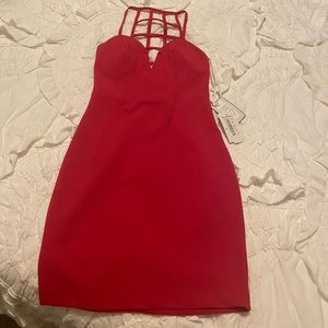 Caged body con dress